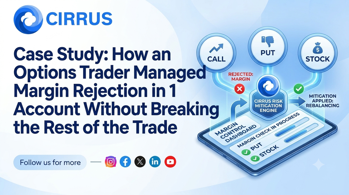 Case Study: How an Options Trader Managed Margin Rejection in 1 Account Without Breaking the Rest of the Trade