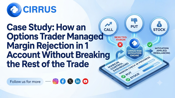Case Study: How an Options Trader Managed Margin Rejection in 1 Account Without Breaking the Rest of the Trade